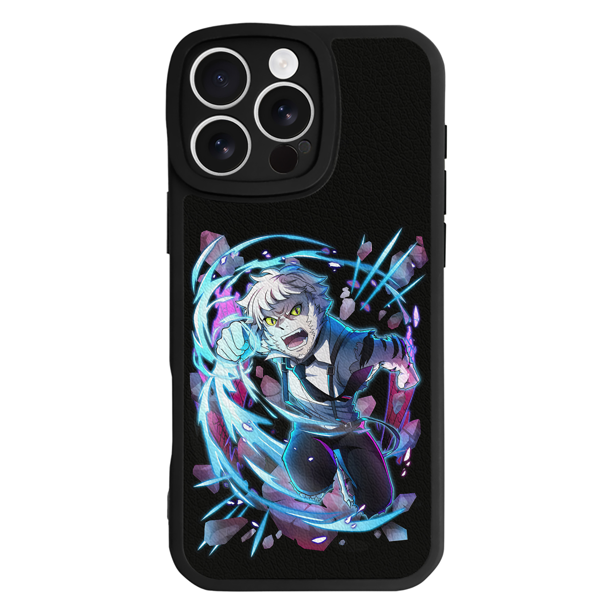 （画像用） 文豪ストレイドッグス Bungo Stray Dogs 【iPhone 16シリーズ対応】シリコンスマホケース（レザー調） 材質：シリコン